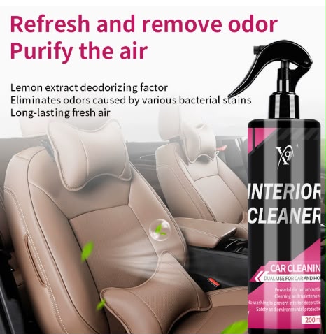 produto de limpeza para o interior do carro